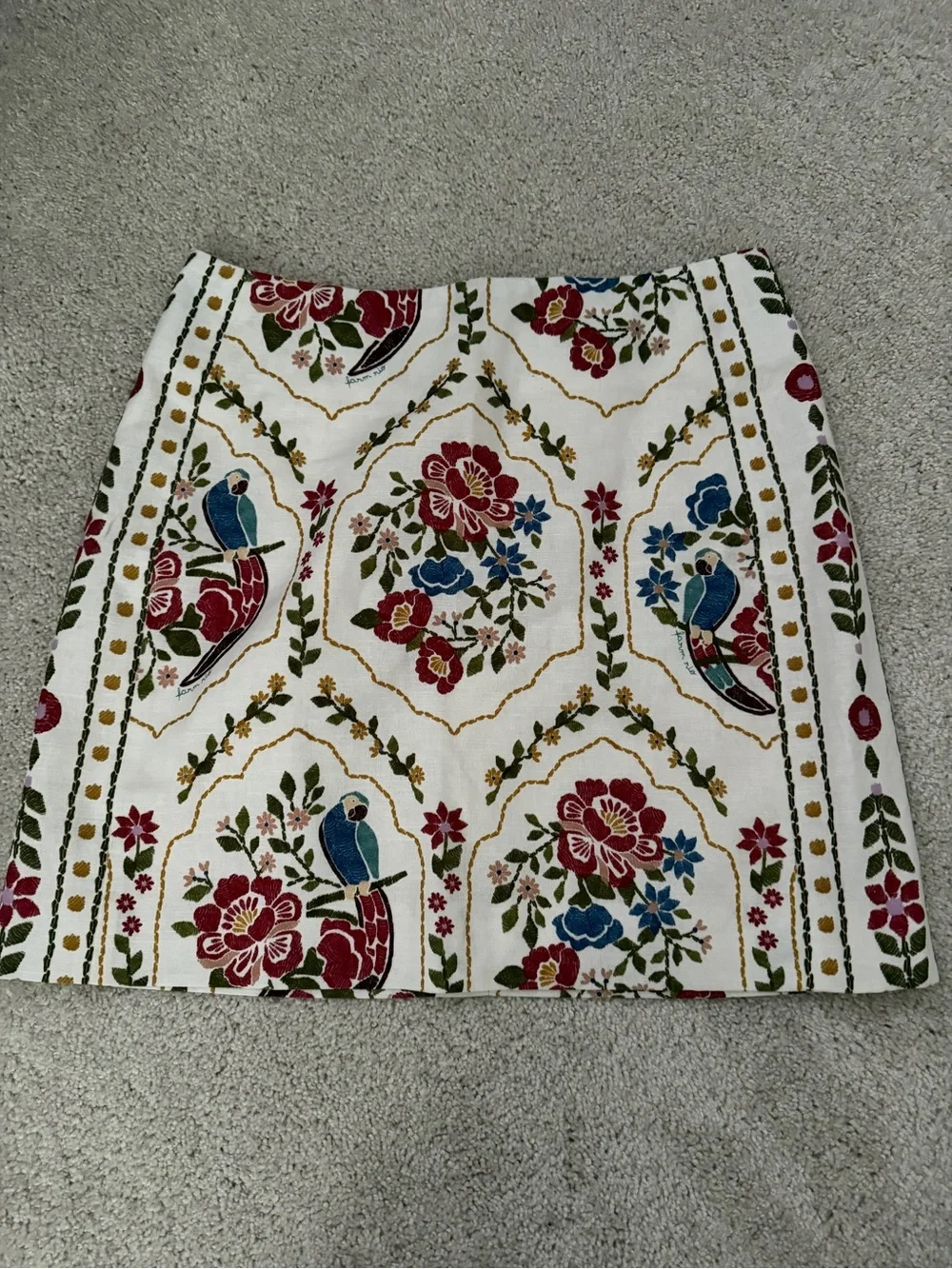 Sezane farm Rio skirt